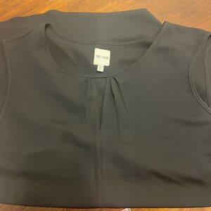 NIC+ZOE Women's Sleeveless Black Top Blouse NWOT Size XL